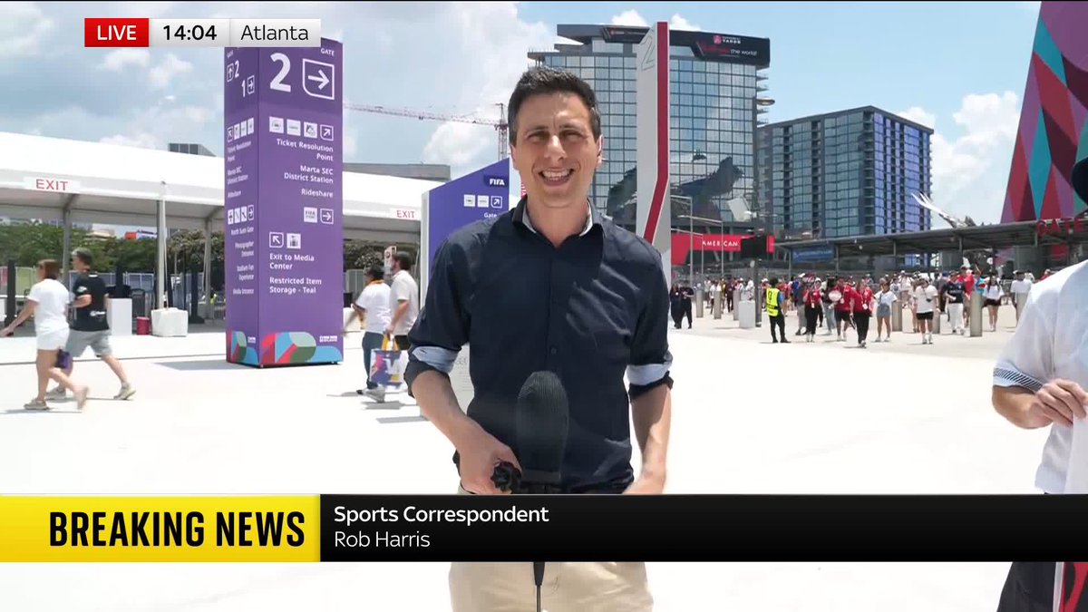 "Never in doubt!" Sky's Rob Harris is live in Atlanta as fans react to England's tense 2-1 win over DR Congo, securing the Three Lions a place in the round of 16 at the World Cup. ⚽️Latest: