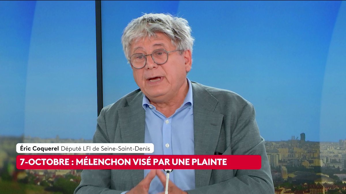 🔴 🗣️ 7-Octobre : "On ne peut pas questionner le fait que c'est un crime de guerre et un crime contre l'humanité", assure Eric Coquerel. Jean-Luc Mélenchon est visé par une plainte pour apologie du terrorisme. #ToutEstPolitique #Canal16