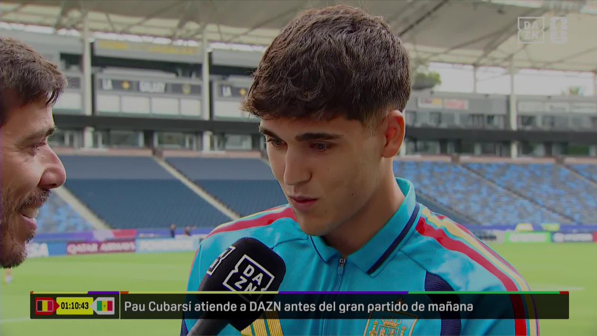 🗣️ "Ahora empieza un nuevo Mundial. Me encuentro bastante bien" Pau Cubarsí y las mejores sensaciones con España en la fase decisiva del torneo 🇪🇸 #DAZNMundial #FIFAWorldCup