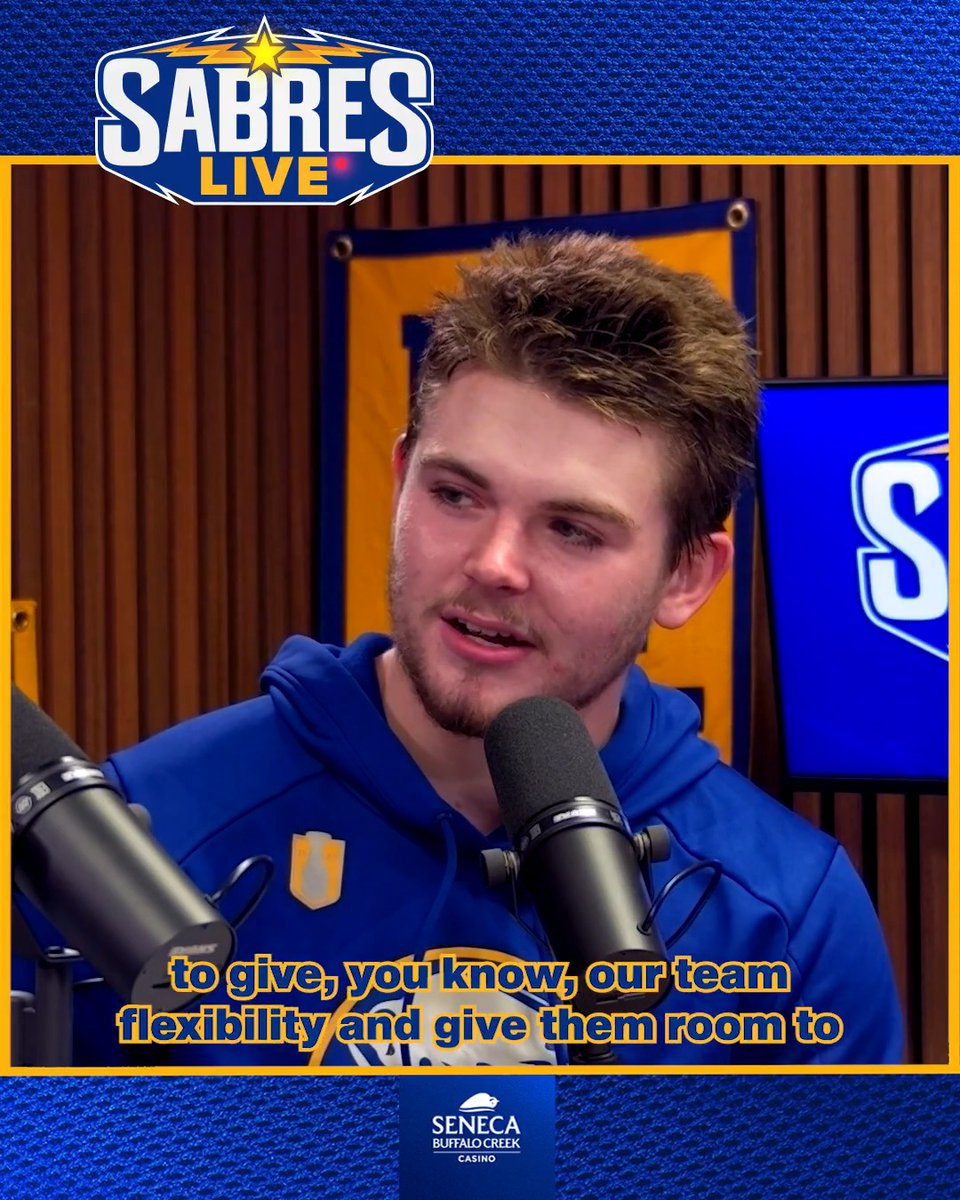 Benny is 🔒🆙 and just doing his part... "I wanted to give our team flexibility and give them room to make some moves" Watch Benny's full chat from today's Sabres Live ➡️