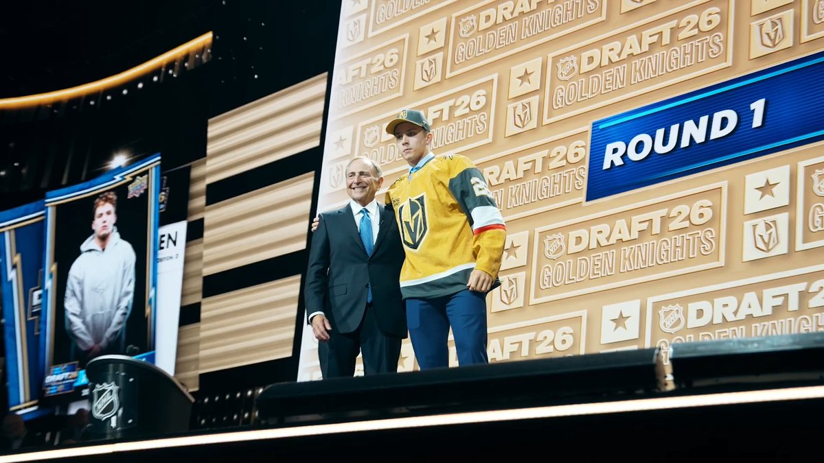 Looking back on an exciting couple of days at the #NHLDraft in Buffalo as we added seven new players to the VGK prospect pipeline including Juho Piiparinen & Ben Wilmott! 🤩 #VegasBorn