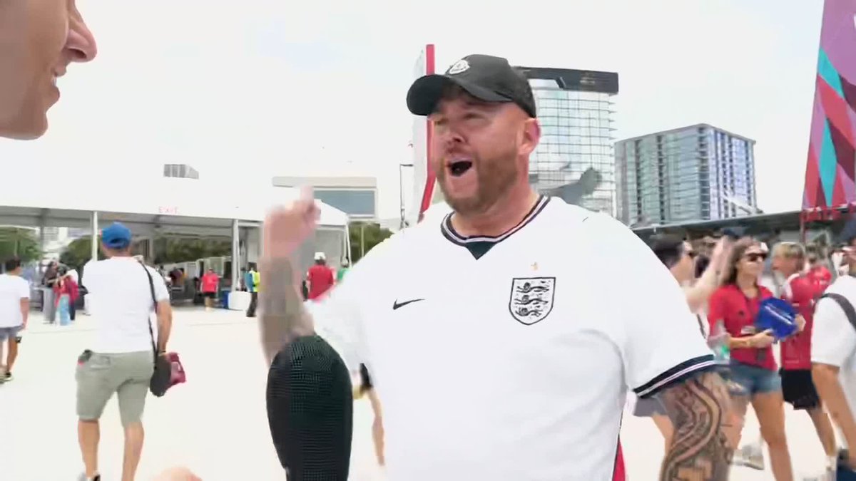 "Football's coming home again with Thomas Tuchel!" Fans in Atlanta react to that England comeback victory to beat DR Congo 🗣️