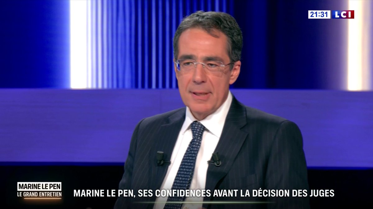 🗣️ "Il ne manque pas de talent Monsieur Mélenchon, c’est ce qui rend d’ailleurs son projet encore plus dangereux", Marine Le Pen dans Le Grand Entretien avec Darius Rochebin
