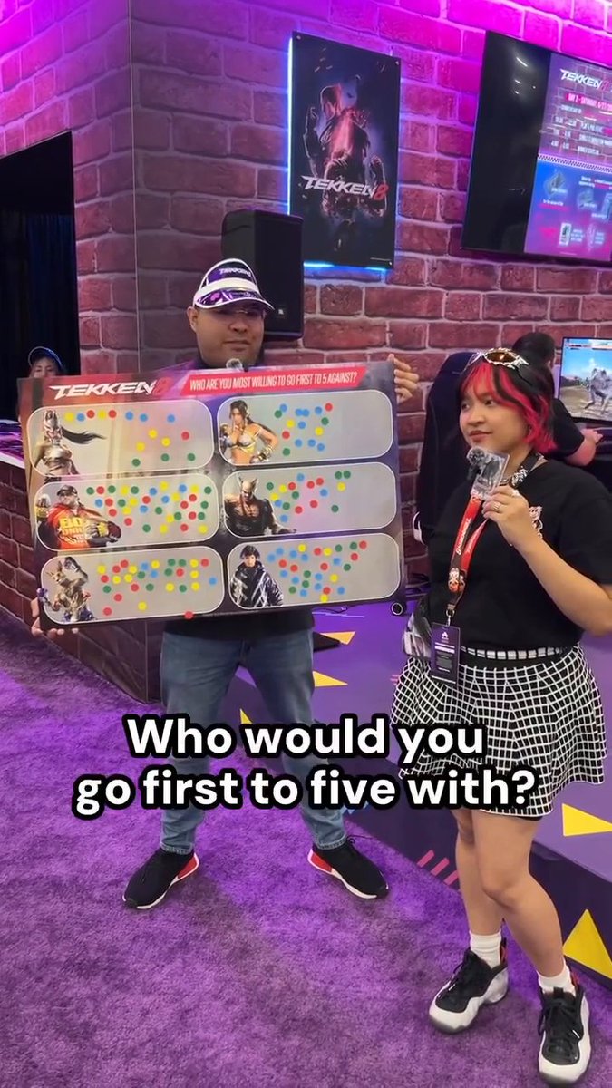 Do you agree with Evo attendees about which TEKKEN character you’d go head to head with? 🤜🤛