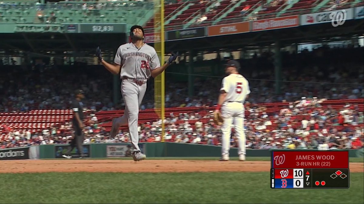 JAMES WOOD OPPO OVER THE GREEN MONSTER JUST AS THE PROPHECY FORETOLD