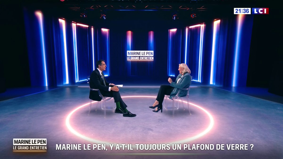 🗣️ "Je suis Gaullienne. Je partage la vision que Charles de Gaulle avait de la France", Marine Le Pen dans Le Grand Entretien avec Darius Rochebin