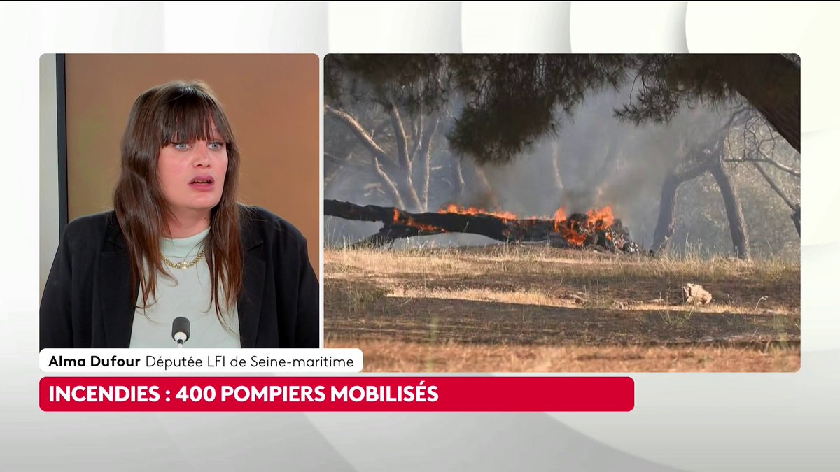 🔴 🗣️ Canicule : le RN propose un "plan Clim'" "Le Rassemblement national il arrive, il se saisit des crises, il donne des fausses réponses, et il prend les gens pour des imbéciles", estime la députée LFI Alma Dufour. Loïc de La Mornais #SurLeTerrain #Canal16
