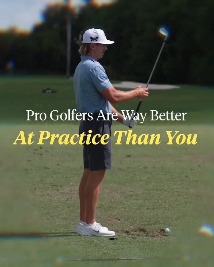 Pro golfers are way better at practice than you. But it's not about how long they practice; it's how deliberate they are. Watch more: