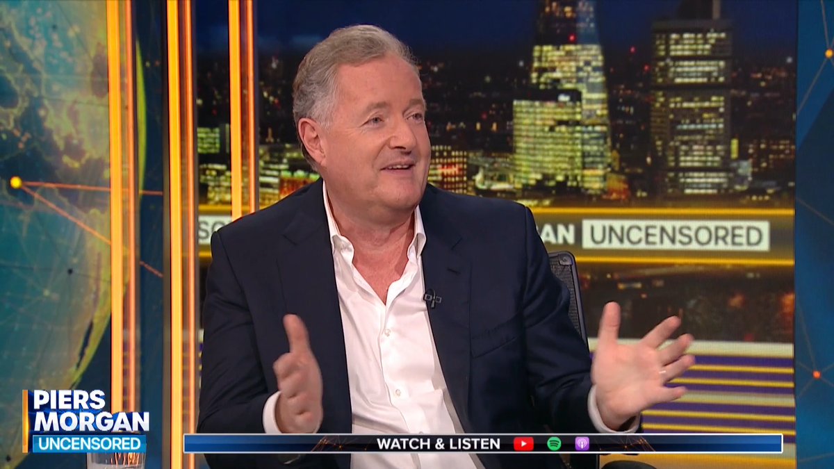 'I was speaking at an event where I was dying a terrible death and everyone was mocking me... and she was the only one laughing.' Piers Morgan shares how he met his wife while discussing romance in the digital age with Dr. Arthur Brooks. Watch more 👇 📺