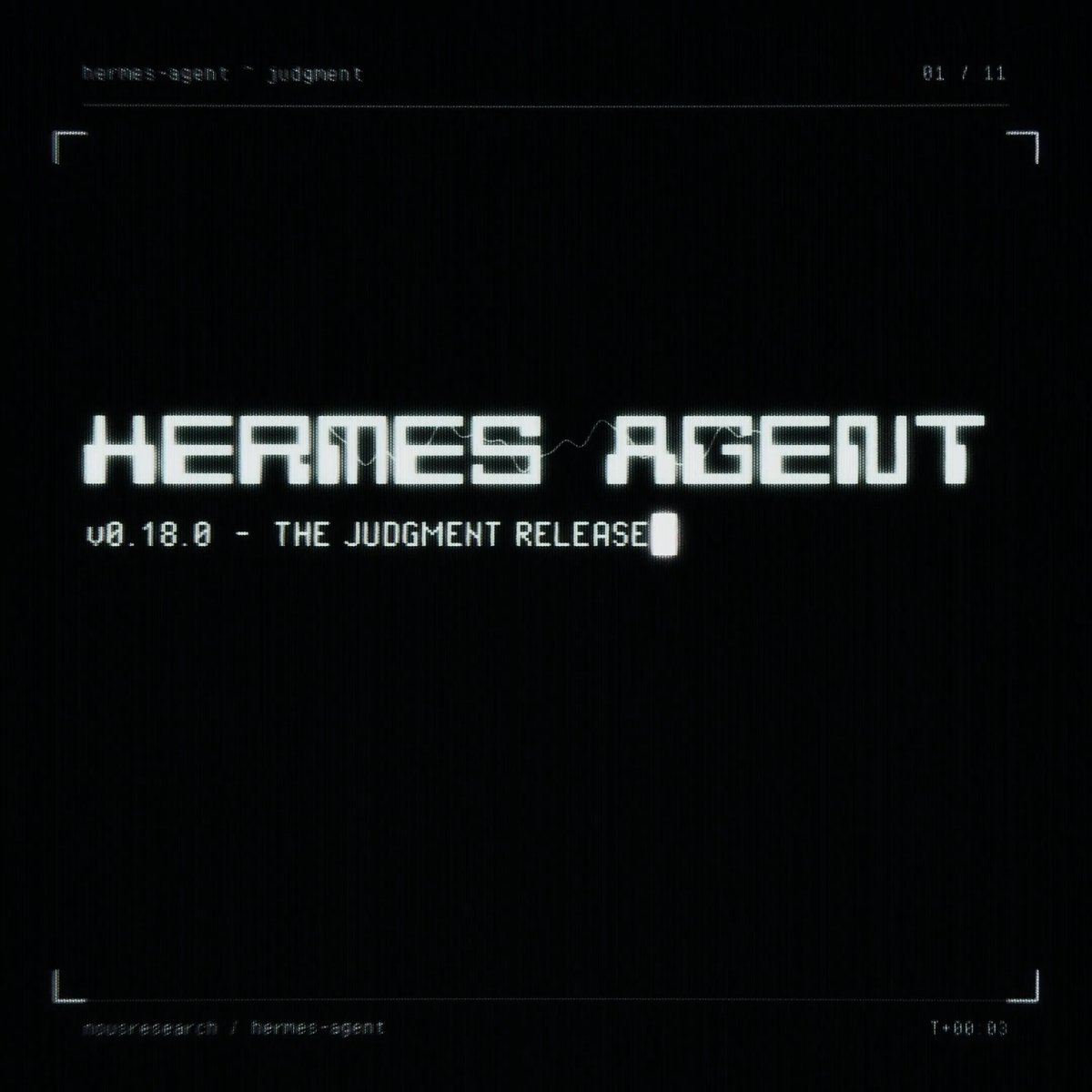 Hermes Agent v0.18.0 - The Judgement Release Changelog below: