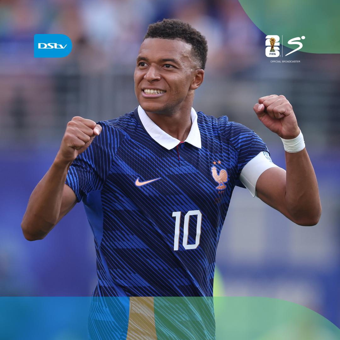 Defenders hate to see him coming 😏 Kylian Mbappé runs straight to Didier Deschamps after this cracker.