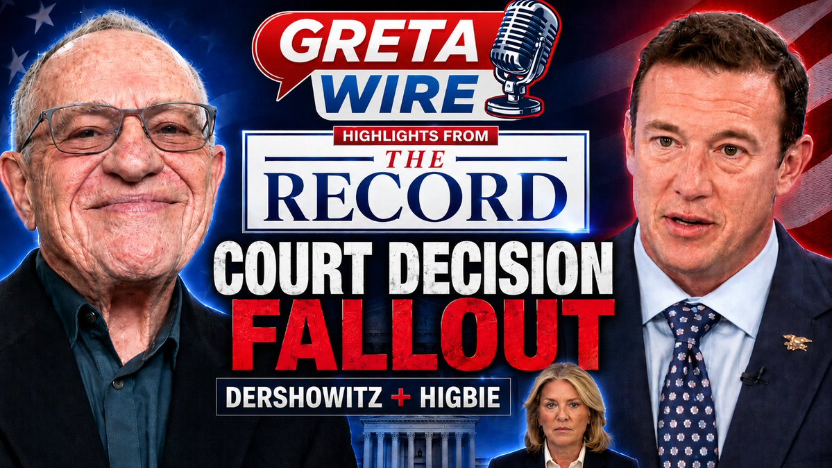 SCOTUS FALLOUT: Alan Dershowitz tells @Greta that Trump may still have a path on birthright citizenship — but it runs through Congress, not an EO. Plus, "FRONTLINE" host Carl Higbie reacts to the Supreme Court’s women’s sports ruling on today’s special "Greta Wire" podcast.
