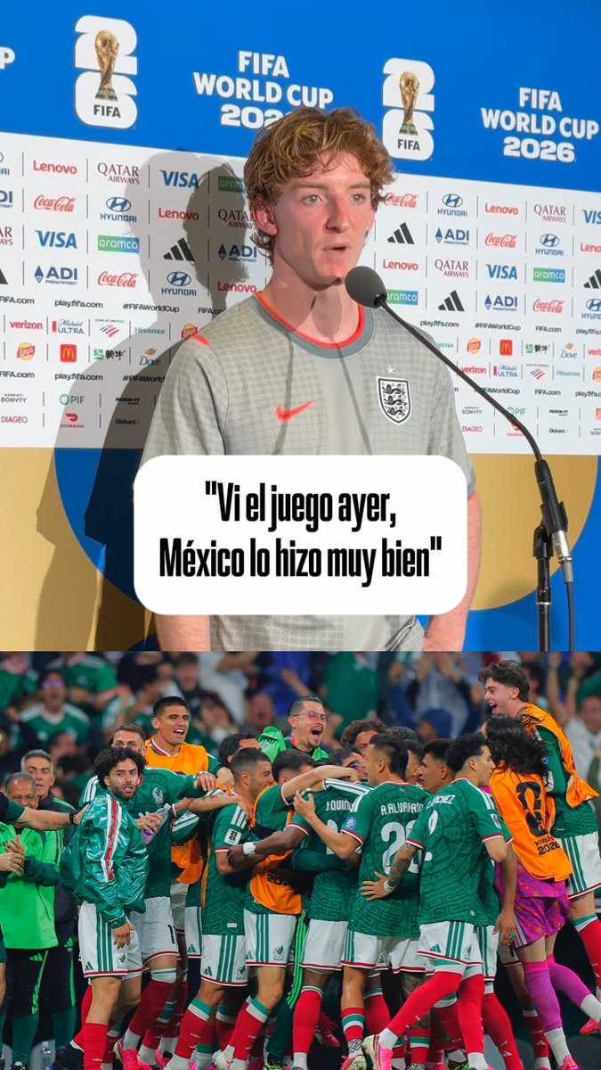 🗣️ "México lo hizo muy bien contra Ecuador" 🗣️ "Será un ambiente que pasa una vez en la vida" Anthony Gordon sigue de cerca los movimientos del Tri y sabe que será un momento único en el Estadio Azteca 🏟️ 🔝