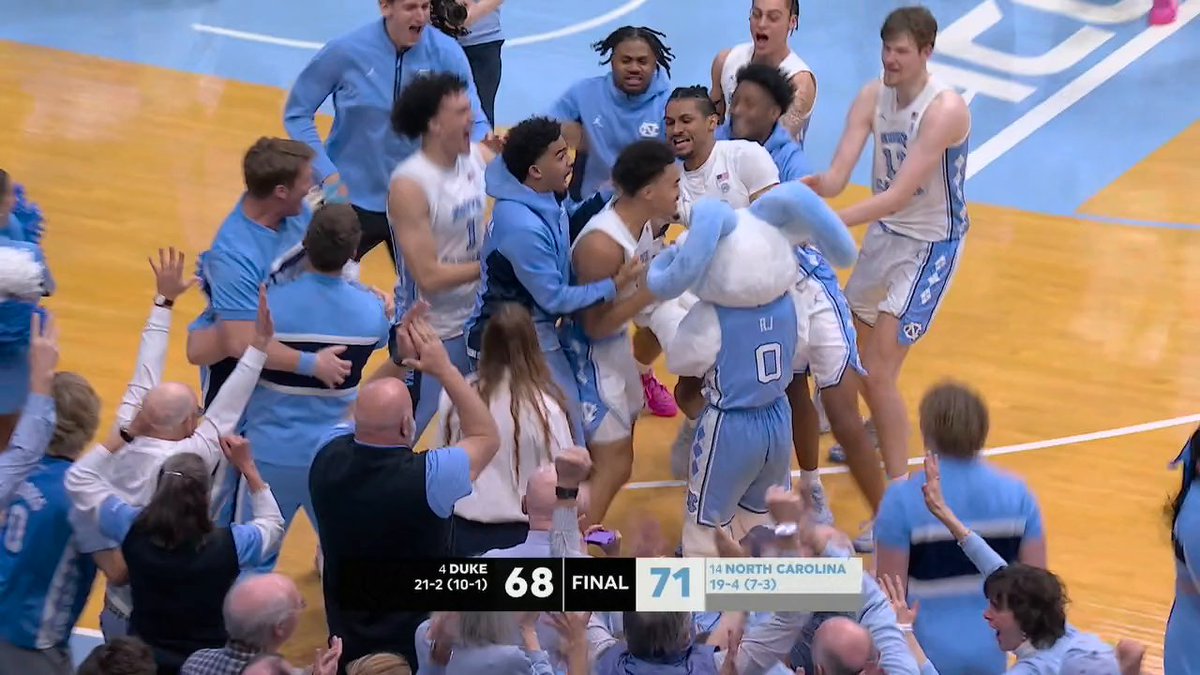 When Seth Trimble called game 🥶 Forever a legendary @UNC_basketball moment 🐏 #ACCNTakeover
