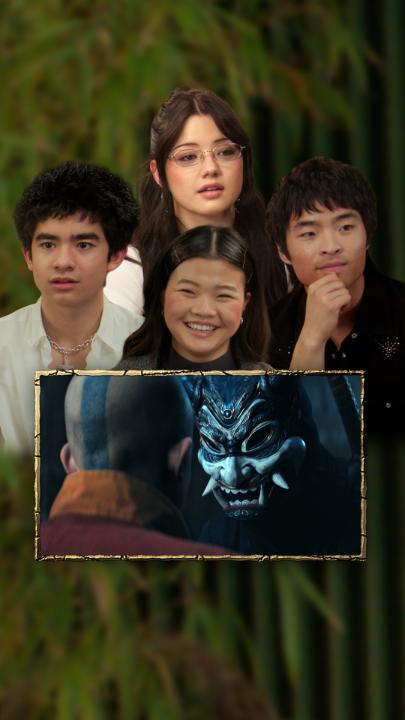 The cast reacts to the Season 2 arrival of the Blue Spirit 🎭