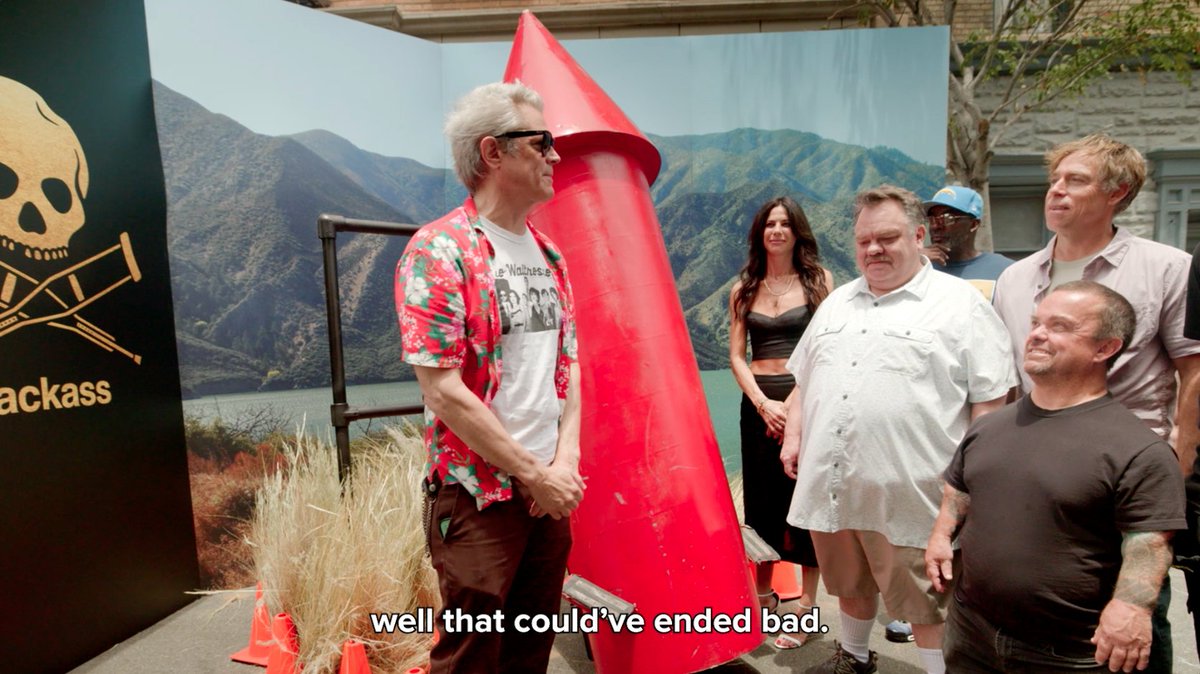 incredibly silly but stupidly dangerous. johnny knoxville describes the big red rocket mishap that almost resulted in a picture wrap. go see jackass: best and last in theatres this holiday weekend! #jackassbestandlast