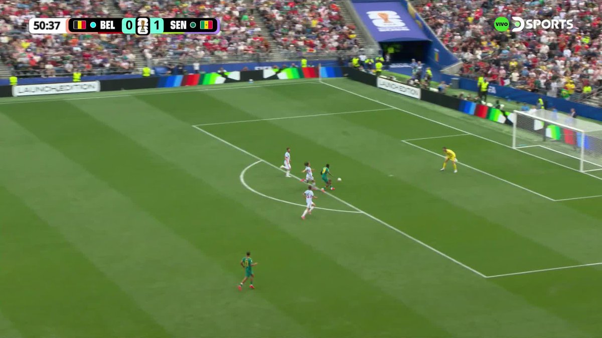 GRAN PASE DE MOUSSA NIAKHATÉ, MEJOR CONTROL Y DEFINICIÓN DE ISMAÏLA SARR. SENEGAL LE GANA 2-0 A BÉLGICA. 🤯🇸🇳