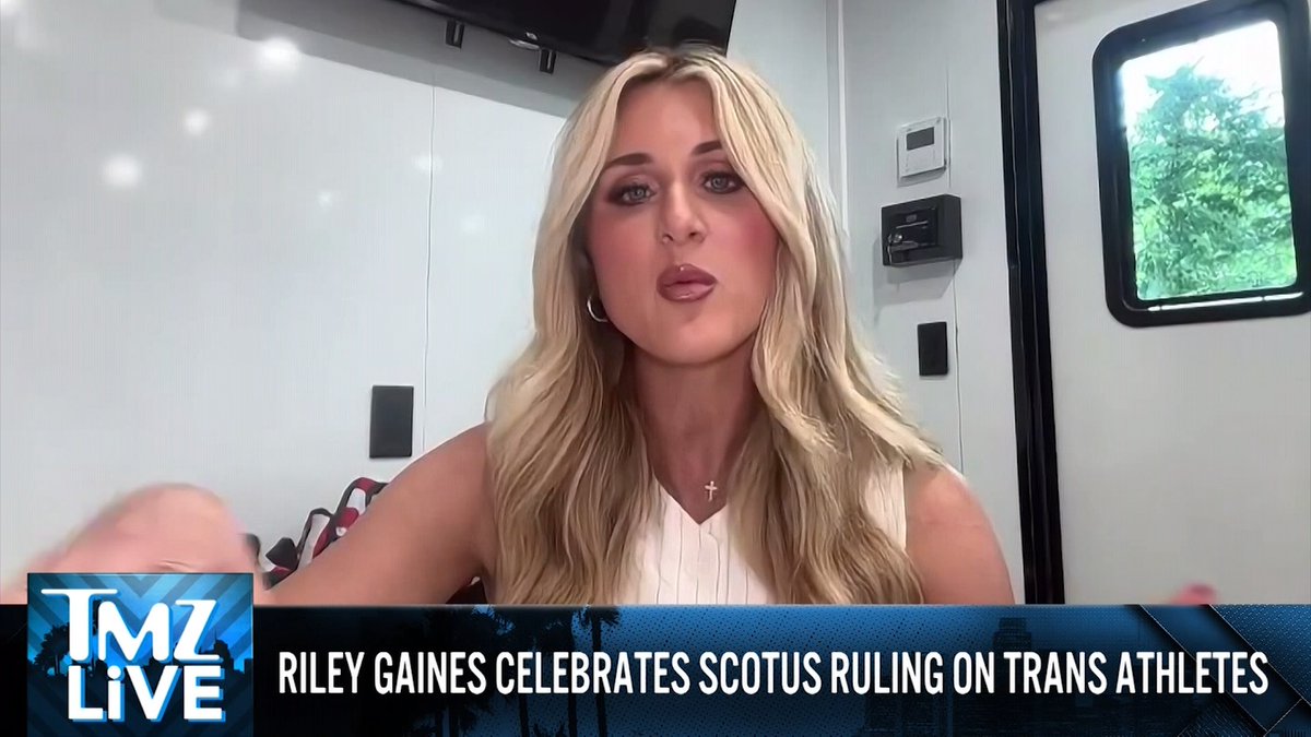 😳 EXCLUSIVE: Riley Gaines says fight over trans athletes in girl's sports isn't over after SCOTUS ruling.