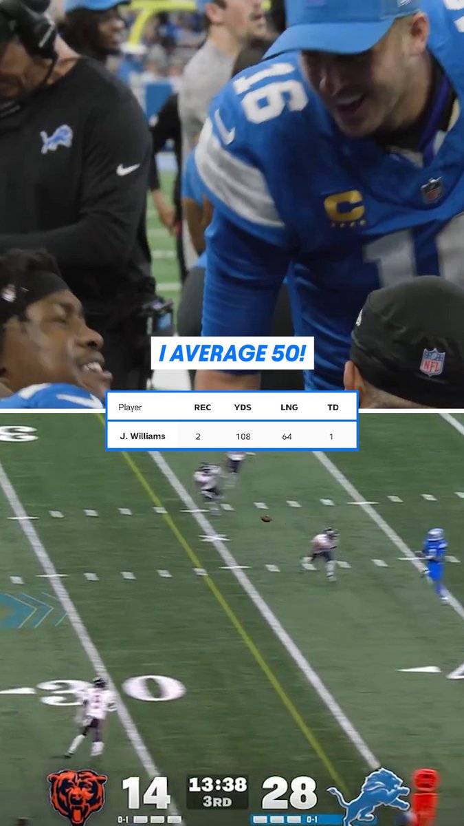 "I AVERAGE 50!" 🗣️ (via NFL)