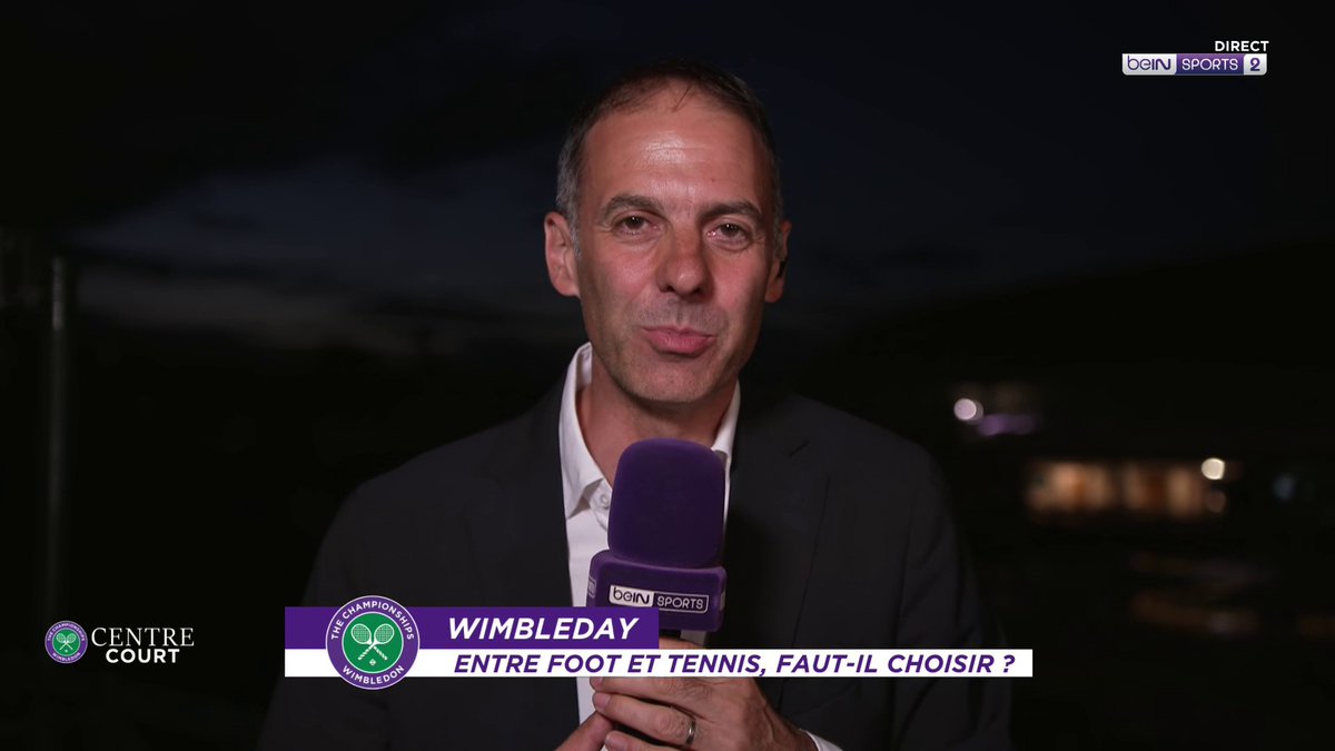 🏆🎾 #Wimbledon ⚽ Entre Foot et Tennis, il faut choisir ! Laurent Bidot est allé interroger les fans des Three Lions présents à Wimbledon !