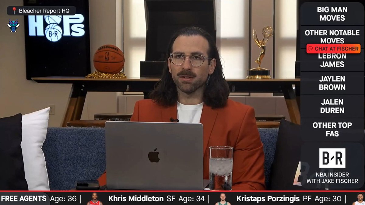 🎙️ Jake Fischer: "Charlotte has already been super active; trading LaMelo Ball, trading Miles Bridges... I don't know how much more you want from Charlotte." "I really think that the Hornets, with their flexibility under the tax and not exactly so many pieces nailed down in the furniture there... obviously, this is a Kon Knueppel, Brandon Miller operation. They're very excited to have Naz Reid in the mix. I don't necessarily think they are absolutely convinced that Hannes Steinbach is gonna be their starting center forever, but I do believe between him and Ryan Kalkbrenner, the Hornets weren't exactly looking for a Mitchell Robinson type for a veteran center to come in there right now." "I still think Charlotte's open to do some type of trade business depending on what opportunities exist for them to be compensated. Like, if Houston's calling them about Dorian Finney-Smith, for example, I wouldn't be surprised. But I don't really have Charlotte as up to anything else at this juncture."