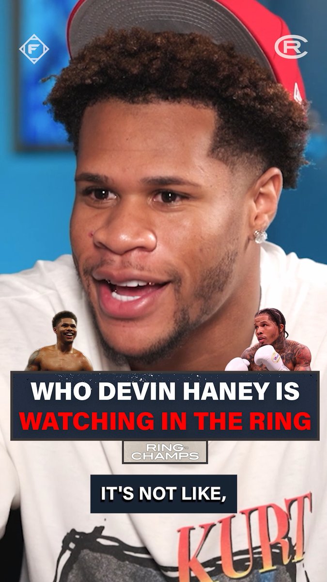 Doesn’t matter who’s fighting… Devin Haney is watching 📝🧠 Personal problems and beefs don’t get in the way of that. Haney knows staying on top means studying every single one of his peers 💯 Watch the full episode on the RING CHAMPS YouTube!
