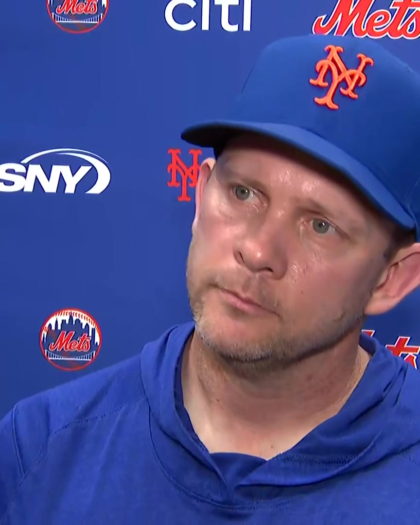 "It wasn't our best run of at-bats today. Had a lot of empty at-bats, lot of noncompetitive at-bats." Andy Green talks about what he saw from the Mets' offense in the first seven innings: