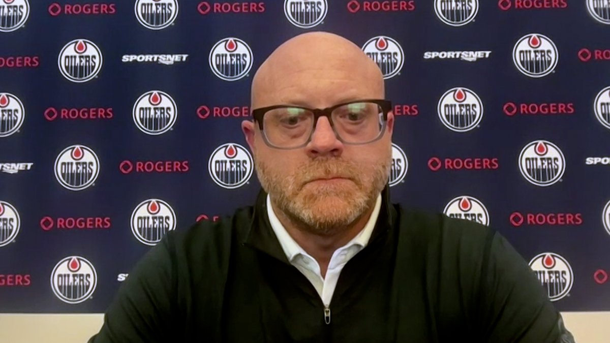 GM Stan Bowman met with the media this afternoon to discuss the Darnell Nurse trade, players joining the organization, #Oilers goaltending after acquiring Devon Levi & more Enterprise | #LetsGoOilers