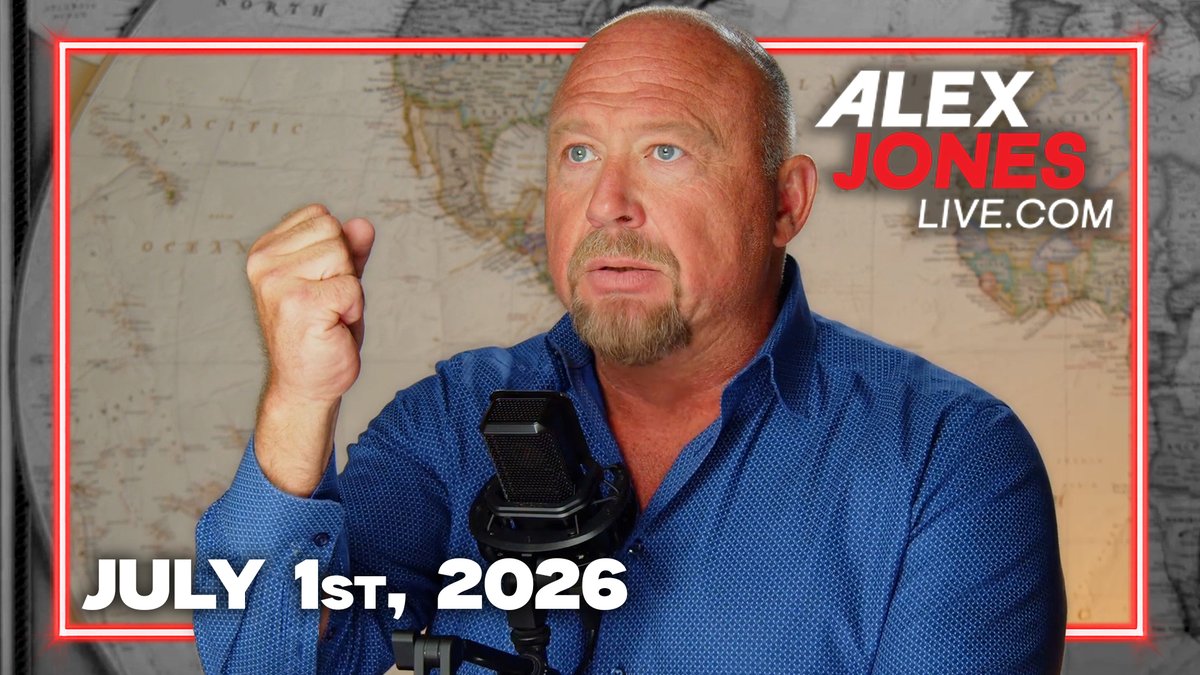 FULL WEDNESDAY ALEX JONES SHOW: Trump Briefed On “All-Out War” Plans As Iran Tells US ‘Muzzle Your Pets In Tel Aviv!’ PLUS, 47 Launches New Plan To Ban Anchor Babies After SCOTUS' Treasonous Ruling! Dr. Kirk Elliott Joins Alex Jones To Warn That The AI Bubble Is Beginning To Burst And That, Combined With Accelerating Inflation, It Is Creating a Perfect Storm That Could Trigger a New Global Great Depression! New Pentagon Analysis Reveals That A Mass Infrastructure Failure Could Kill Up To 90% Of The Population In The First 18 Months Alone! In Addition, Former Navy SEAL & Counterterrorism Expert, Matt Bracken, Raises The Alarm That Economic Crises, Fuel Shortages, & Famines Are To Come From Trump & Netanyahu's Failing War With Iran! THIS IS MUST-WATCH/SHARE INFO! — 7/1/26