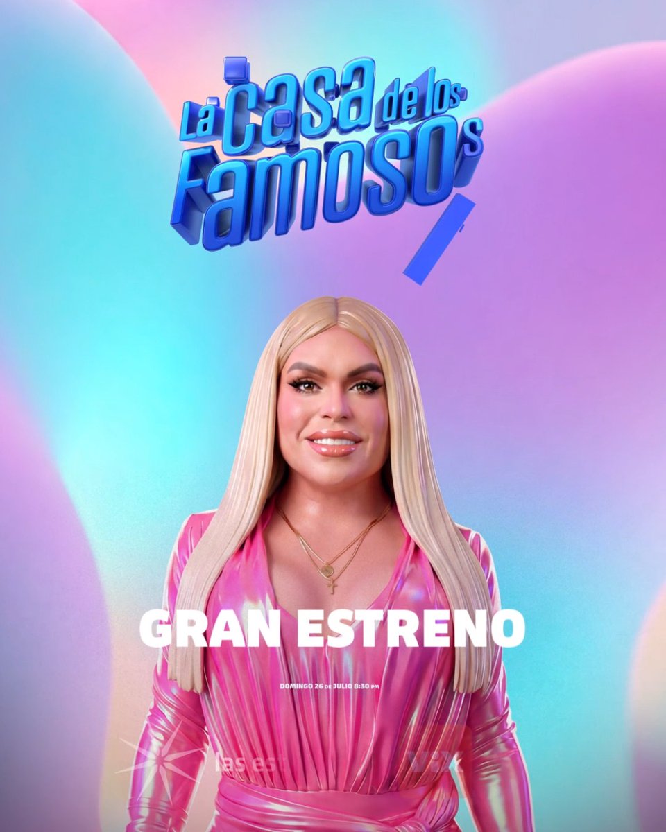 ¡Está de regreso! #WendyGuevara conducirá la pre y post gala de #LaCasaDeLosFamososMx 🔥 GRAN ESTRENO domingo 26 de julio, 8:30 p.m. por #LasEstrellas y 24/7 por #ViX