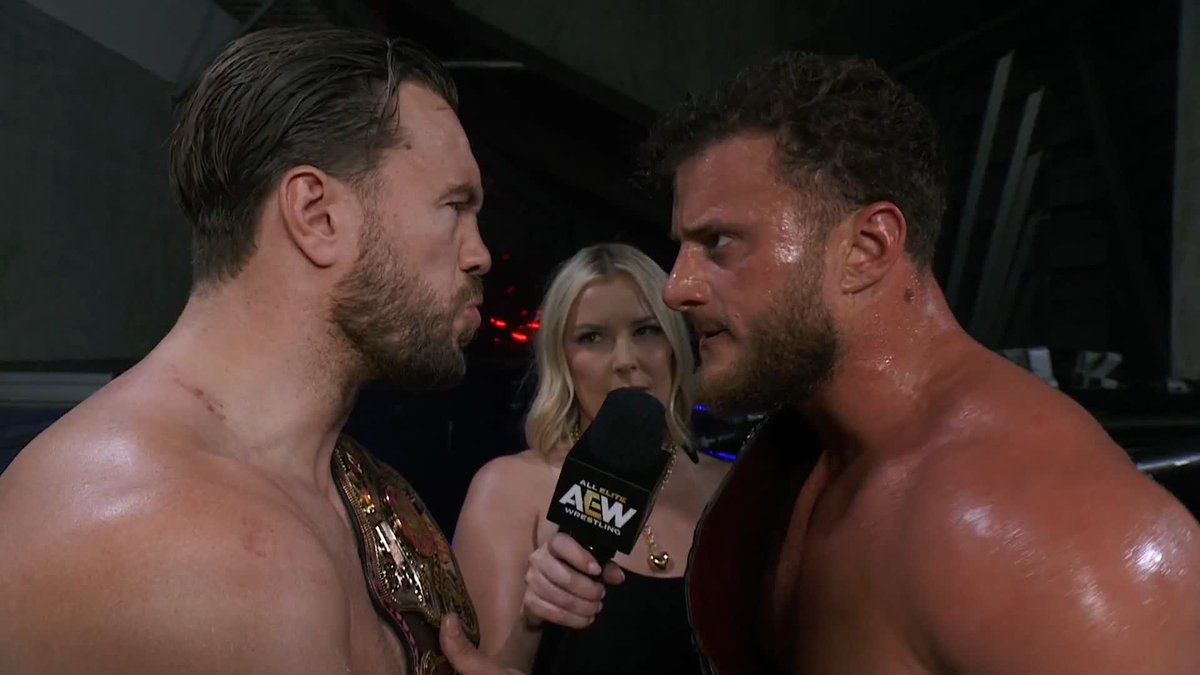 The terms have been laid out! #AEW World Champion Maxwell Jacob Friedman™️ has made his deal clear to Kenny Omega, but will Omega accept for next week? Watch #AEWDynamite LIVE on TBS + HBO Max