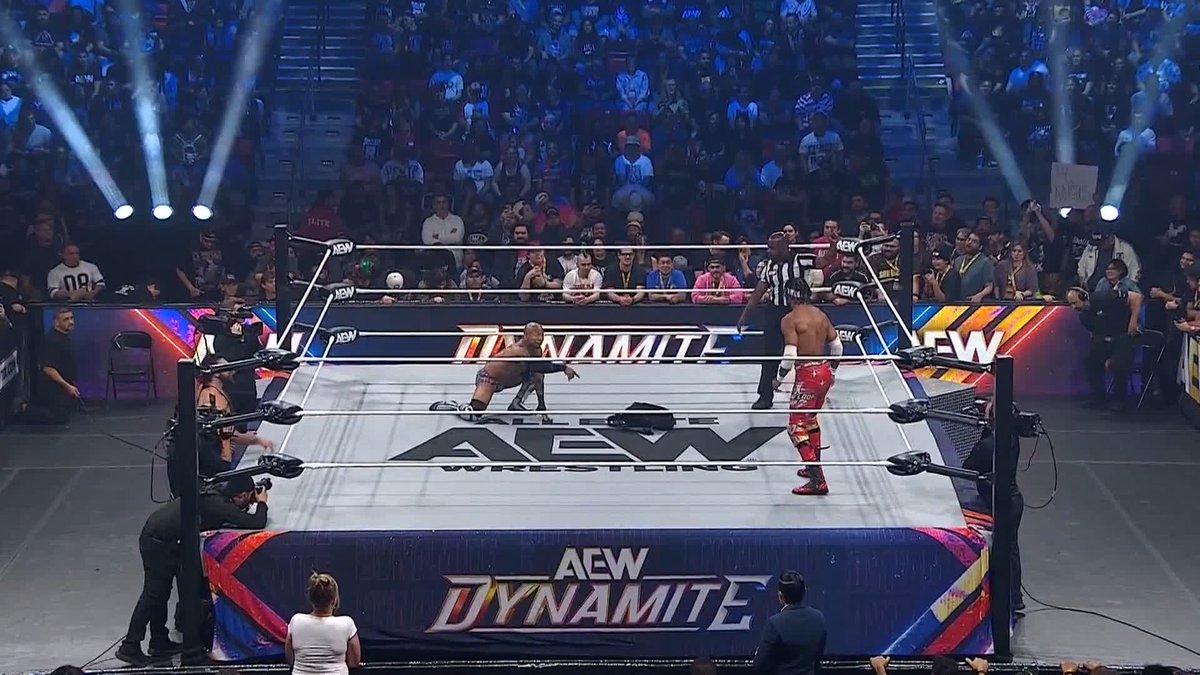 What's in the bag, @IAmLioRush?! Watch #AEWDynamite LIVE on TBS &amp; HBO Max