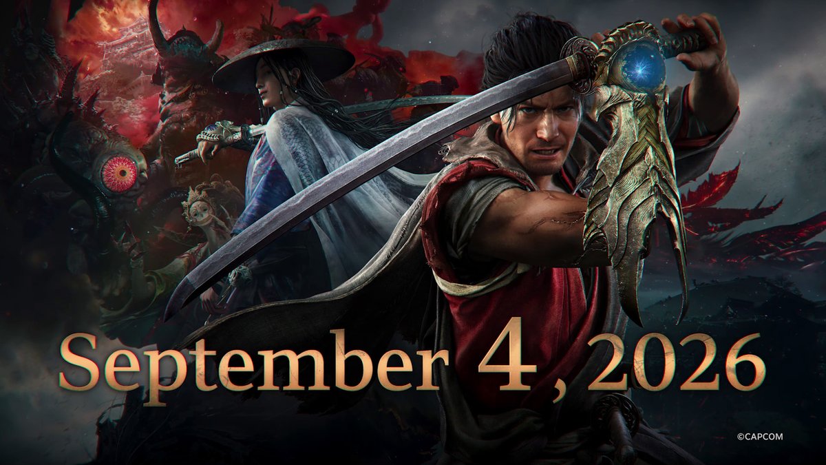 Onimusha: Way of the Sword is now launching on September 4, 2026. Experience the beginning of Musashi's journey with the demo and pre-order for bonus items when the full game arrives. #Onimusha
