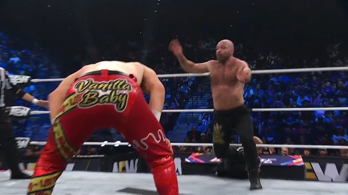 Shouldn't have done that in front of Marina Shafir, Jay Lethal! Watch #AEWDynamite LIVE on TBS & HBO Max