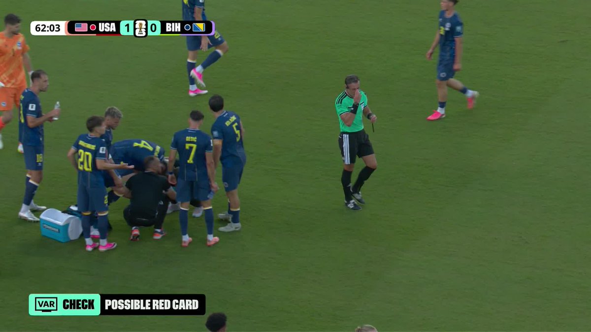 After a VAR review Folarin Balogun has been SENT OFF! Do you agree with the call? #FIFAWorldCup
