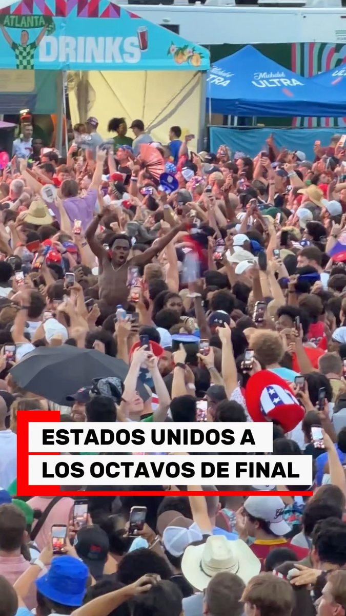 ¡LA LOCURA EN ESTADOS UNIDOS! 🤯 La celebración de los aficionados tras vencer a Bosnia y Herzegovina, y avanzar a los octavos de final 🇺🇸 🔥