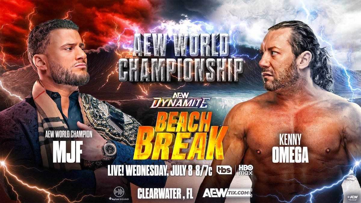 AEW World Champion Maxwell Jacob Friedman™️ & Kenny Omega aren't going to wait for their match at Beach Break NEXT WEEK! Watch the #AEWDynamite replay RIGHT NOW on @HBOMax!