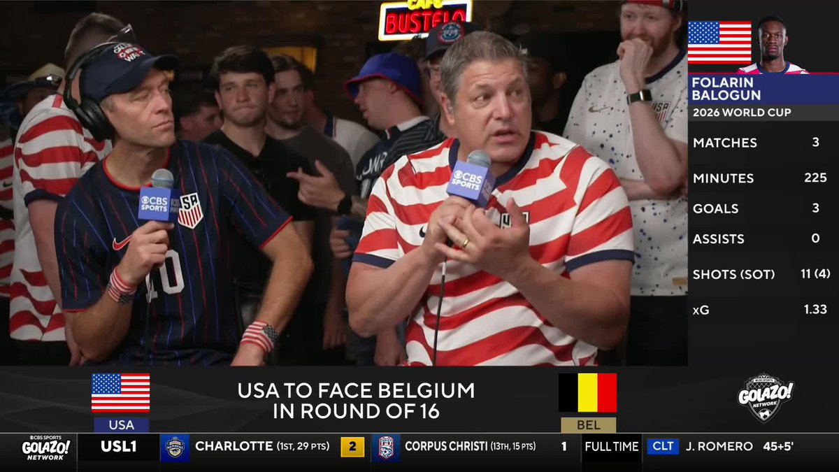 "We got your back, man." Tony Meola loved the maturity of the USMNT after Folarin Balogun received a red card 🇺🇸