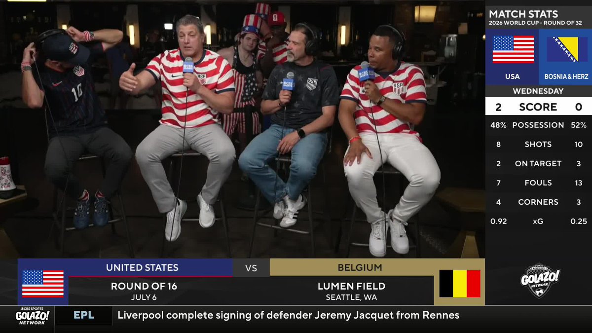 "You're going to see a different game this time. You're not going to see 5-2 like last time." Tony Meola and Marcelo Balboa are ready for USMNT vs. Belgium 🇺🇸🇧🇪