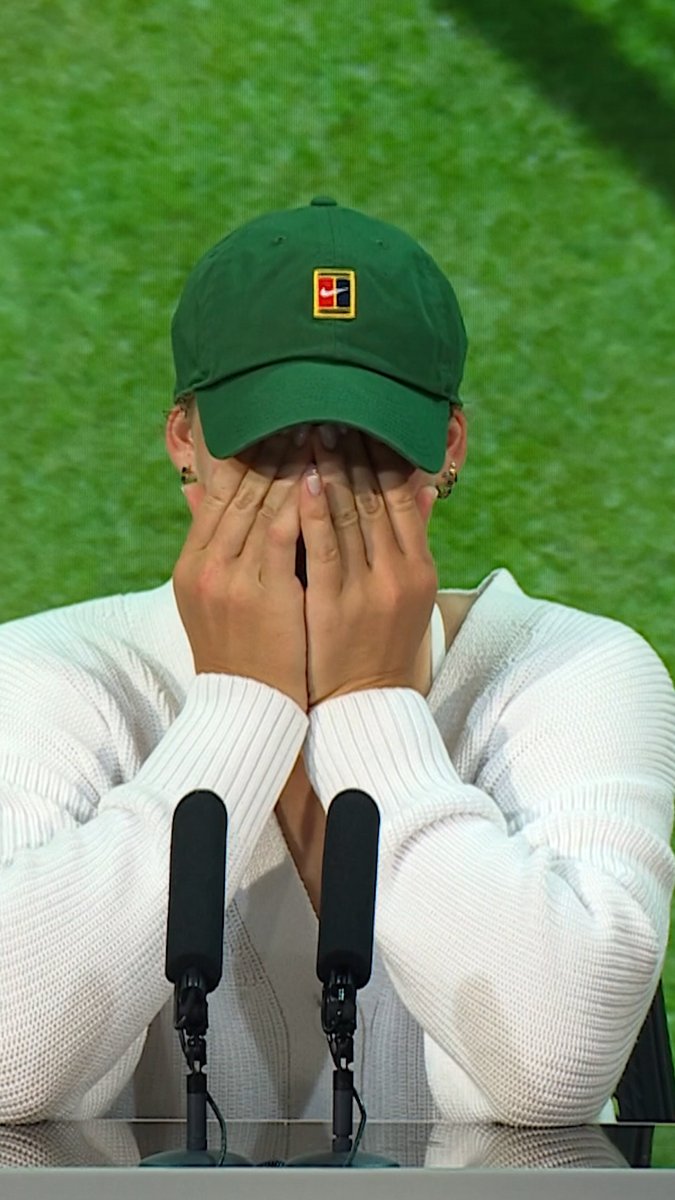 Your heart breaks for Mirra Andreeva who struggled to contain the emotions after her second-round defeat 💔 ↳ Wimbledon. Every Match. Live & On Demand. Centre Court in 4K. #StanSportAU #Wimbledon