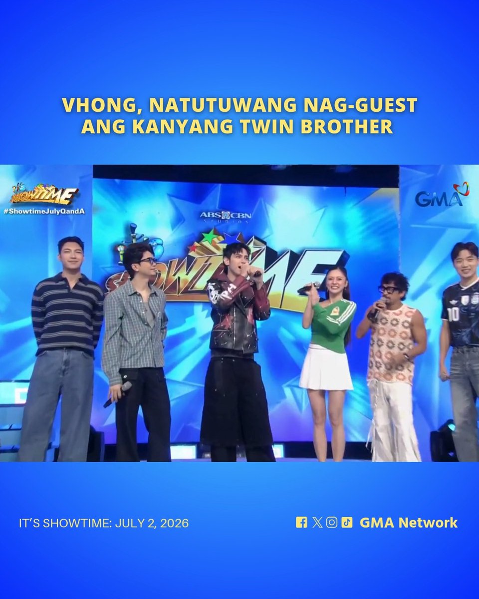 #ItsShowtime #Highlights: Twins yarn? 😆 Watch #ItsShowtime every 12:00 p.m. from Monday to Saturday on GMA. For more videos, visit: Watch the full episodes of your favorite GMA shows on the new GMA Play app. Download now on Google Play and App Store. Also available on and Android TVs! #ISTReels #VhongNavarro #HeathJornales