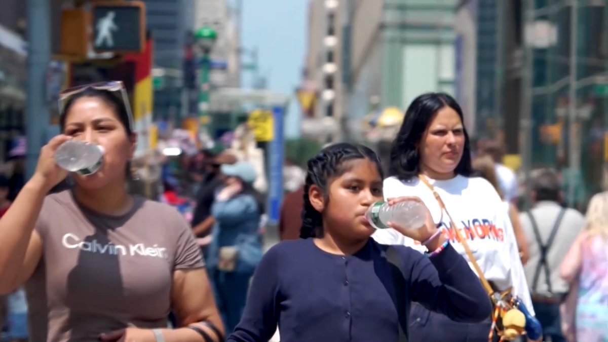 Extreme heat grips much of the US ahead of the July 4 weekend, with record-breaking temperatures sending residents in cities like New York and Atlanta in search of relief at cooling centers