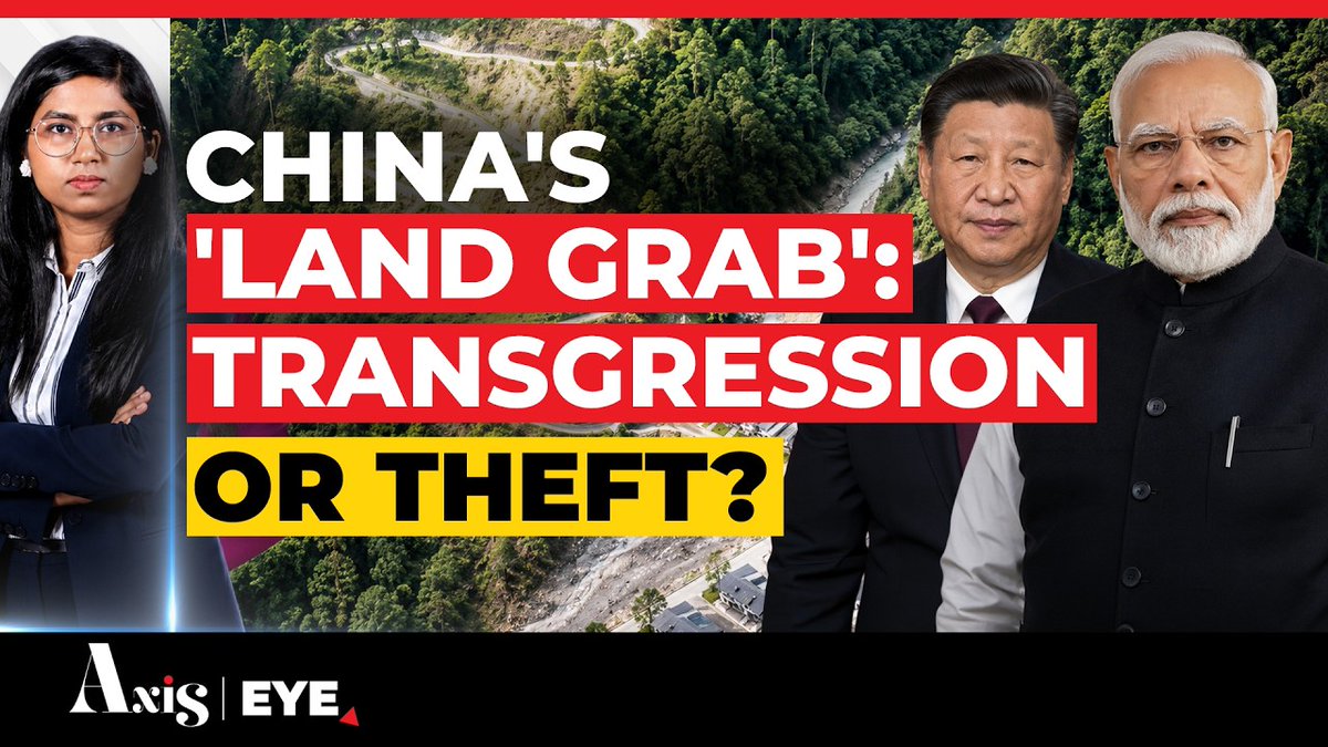 Doklam playbook returns? The truth behind Chinese transgression in Arunachal and India's response Has China quietly occupied more land in Arunachal Pradesh without firing a single shot? A tribal body in Upper Subansiri has alleged that the PLA has built roads, bridges and military camps across five traditional grazing areas over the past six years. The Indian Army says there has been no intrusion, while Union Minister Kiren Rijiju says there have been transgressions because the India-China boundary remains undemarcated. So what is the difference between a transgression and an intrusion? And why does that distinction matter so much? This report explains China's alleged salami-slicing strategy and why India's official terminology is rooted in the unresolved Line of Actual Control. Is this simply another border patrol issue, or a larger strategic challenge unfolding quietly in Arunachal Pradesh? #india #china #arunachalpradesh #pla #lac #doklam #transgression #intrusion #salamislicing #xijinping #pmmodi #borderdispute #indiachina #indianarmy #timesaxis #toi Watch the full video and Subscribe to the channel 🔗