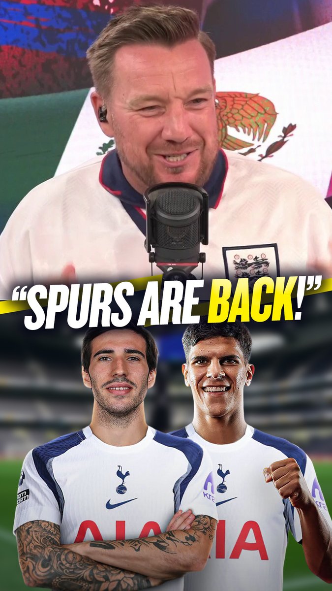 🤩 "Spurs are back!" 🔥 "Come on, you can't disagree with this... Spurs are back!" 💪 "We have shown the Premier League our pedigree!" O'Hara gives the first "Spurs are back!" of the season as #THFC look set to sign Tonali and Fernandes! 🤣