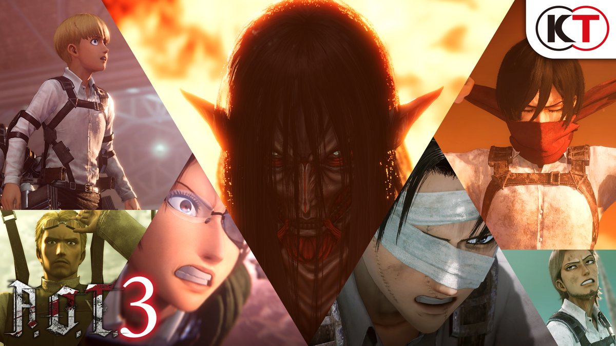 Take on the role of a member of the Scout Regiment to relive the historical events that shaped the world alongside the iconic cast of #AttackOnTitan. Check out the latest trailer covering new details about the gameplay found in A.O.T. 3 Learn more: