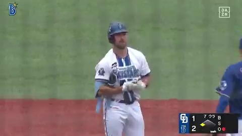 ライナーで一直線 ライトフェンス直撃 ヒュンメル タイムリー2ベース ⚾️DeNA×中日（ファーム） #baystars #だったらDAZN #イージースポーツ