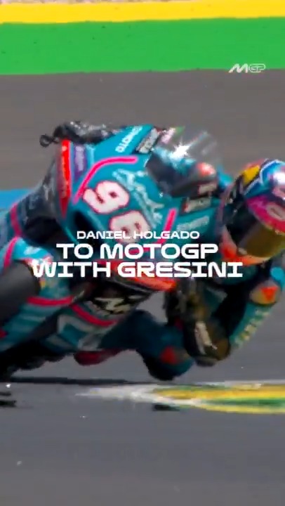 The dream comes true! ✨ Daniel Holgado will jump to #MotoGP with Gresini Racing next season 🤝