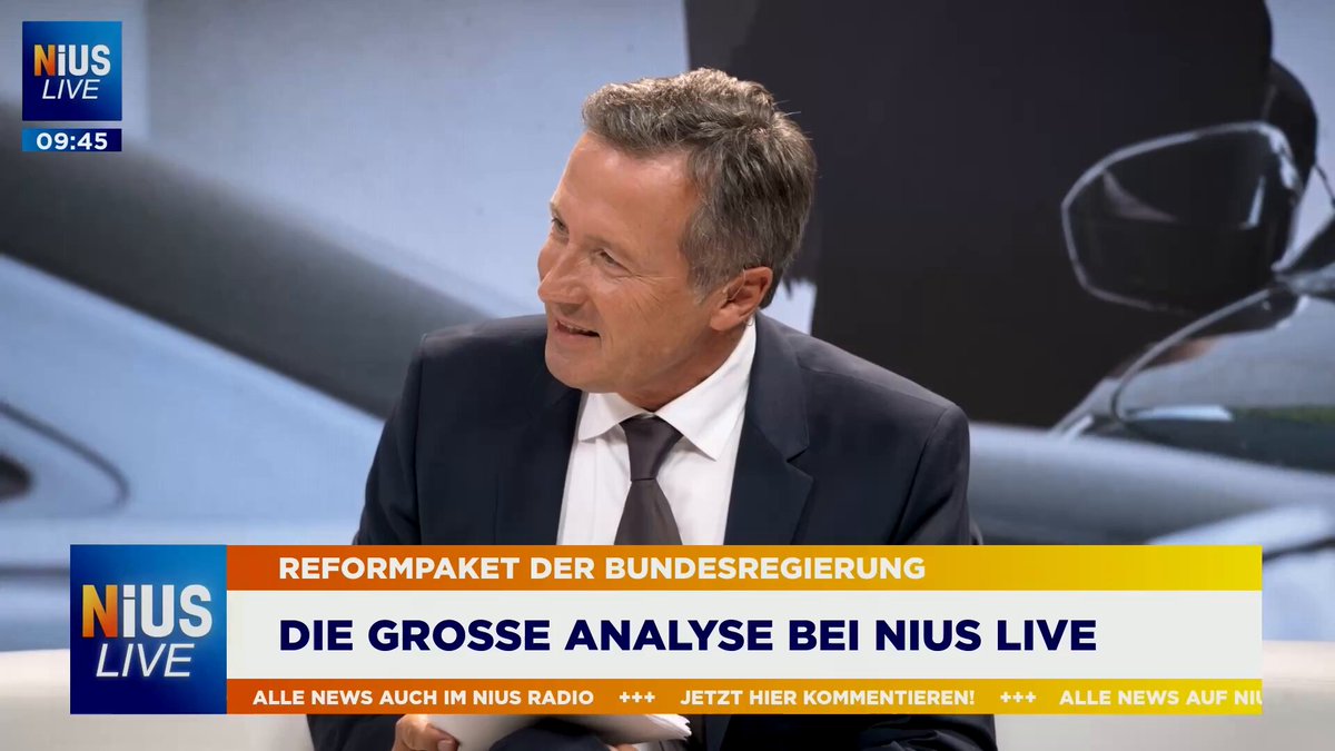 „Was die Bundesregierung hier beschlossen hat, ist: Das Bier muss teurer werden, damit die Rente sicher ist“, sagt NIUS-Chefredakteur Julian Reichelt Julian Reichelt bei NIUS Live über das von der Bundesregierung vorgestellte Reformpaket. #niuslive