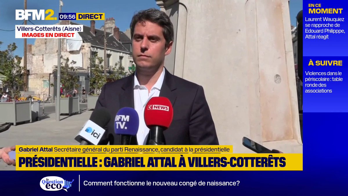 Soutien de Maud Bregeon à Édouard Philippe pour 2027: "Mon enjeu, ce n'est pas de collectionner tous ceux qui ont été ministres depuis 10 ou 20 ans, c'est de construire la France de dans 10 ans et dans 20 ans", répond Gabriel Attal #BFM2