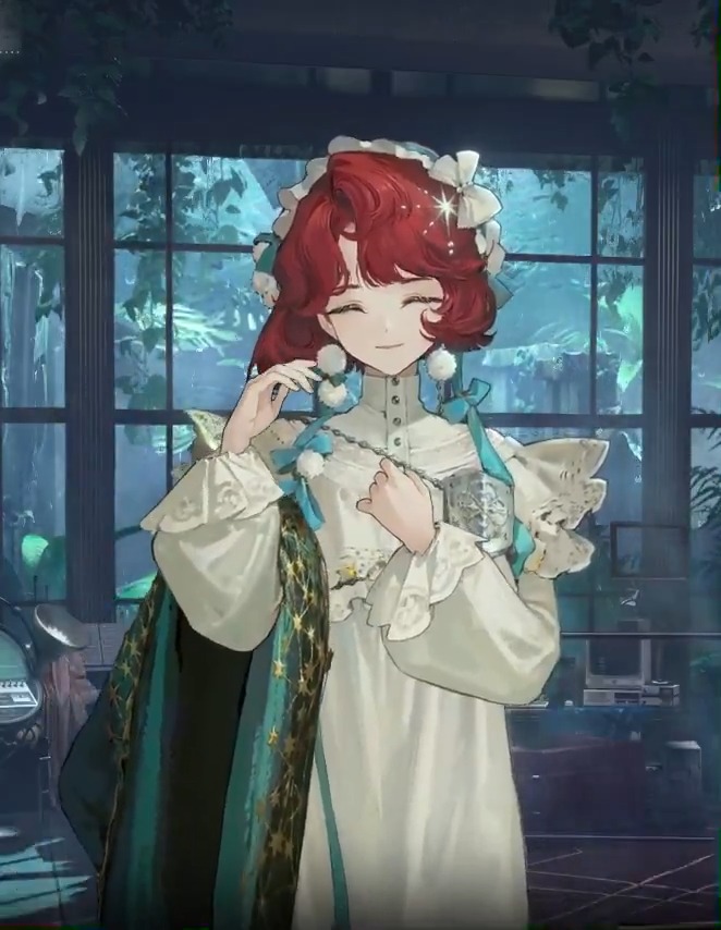 Marsha's outfit is great! She smiles whenever she mentions Sentinel. #Reverse1999